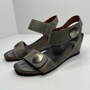 Taos Carousel Wedge Sandals Leather Comfort Arch Support EU 39